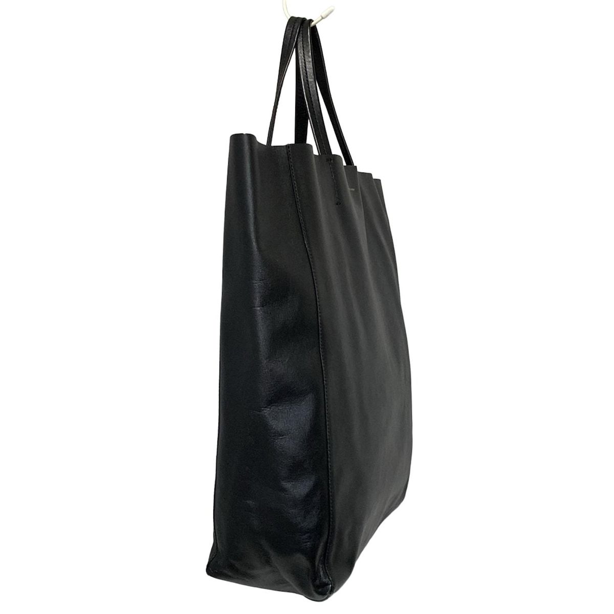 【*ん様 CELINE ブラック トートバッグ　ホリゾンタルカバ セリーヌトートバッグホリゾンタルカバファントムレザー黒