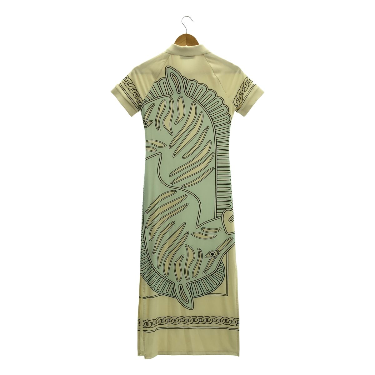 全身可愛い⭐️新品未使用⭐️トリーバーチ⭐️ロングワンピース⭐️TORY BURCH⭐️ 美品】 TORY BURCH / トリーバーチ | ポロ 総柄 サイドスリット ロング