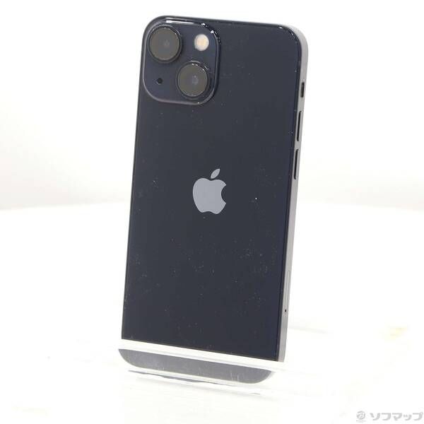 中古品〕 iPhone13 mini 128GB ミッドナイト MLJC3J／A SIMフリー【344