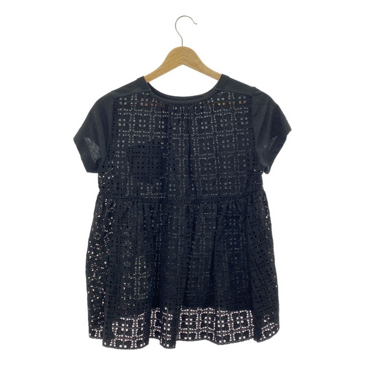 sacai luck / サカイラック | バック レース切替 カットソー | 2