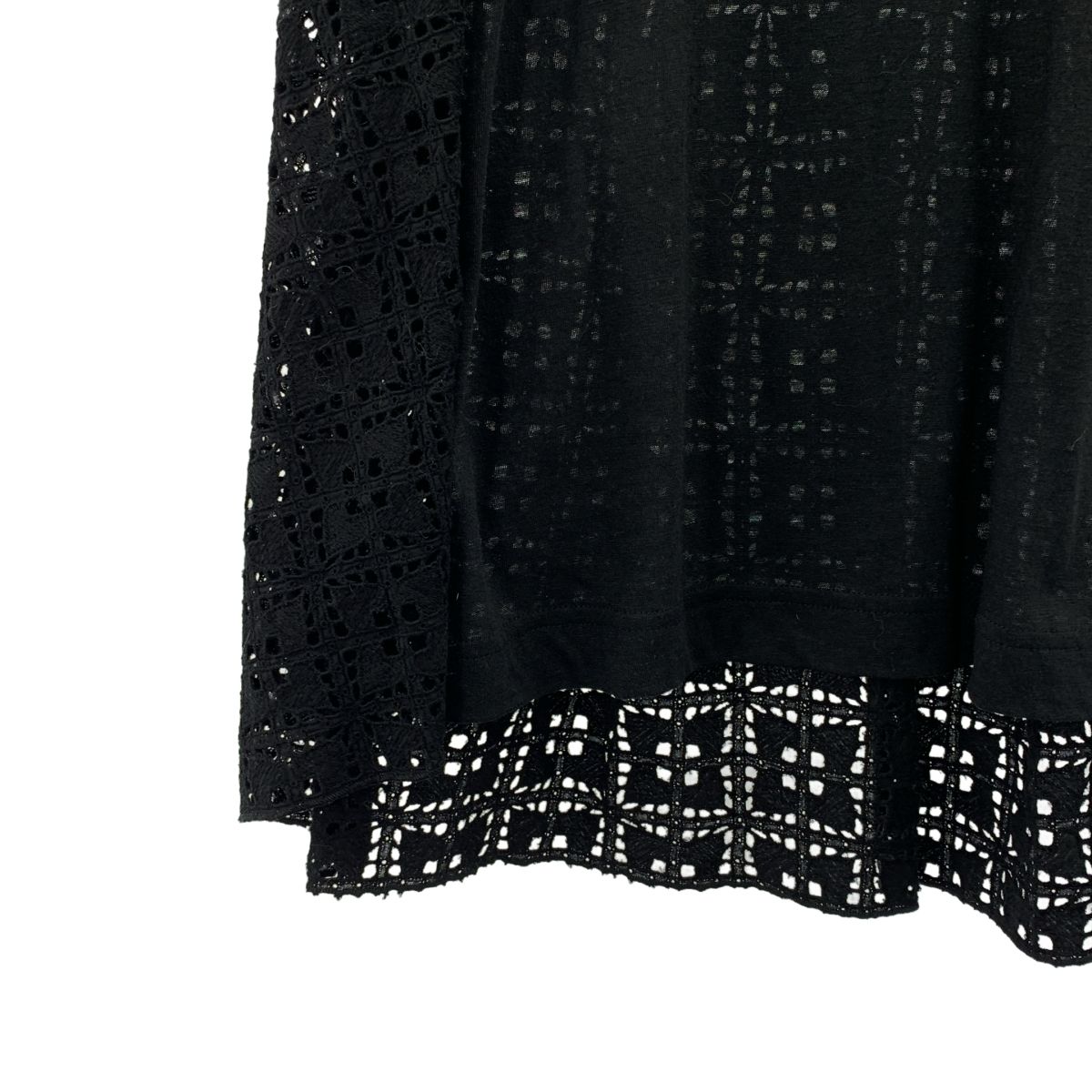 sacai luck / サカイラック | バック レース切替 カットソー | 2