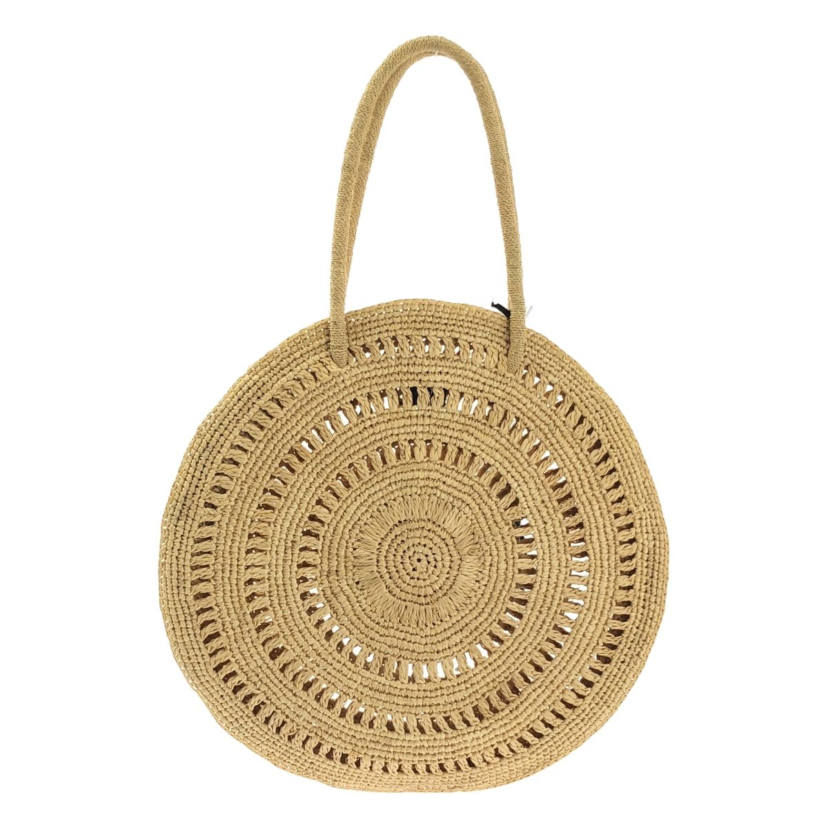 MAISON N.H PARIS カゴバッグ 丸型バッグ 夏 ベージュ MAISON N.H PARIS / メゾンエヌアッシュパリ | サークル カゴバッグ