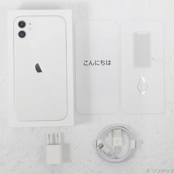 中古品〕 iPhone11 256GB ホワイト MWM82J／A SIMフリー【348】 - メルカリ