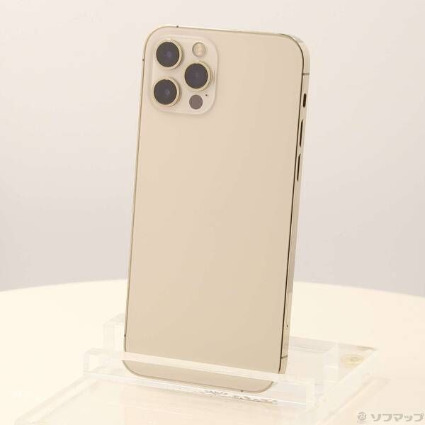 中古品〕 iPhone12 Pro 256GB ゴールド MGMC3J／A SIMフリー【344