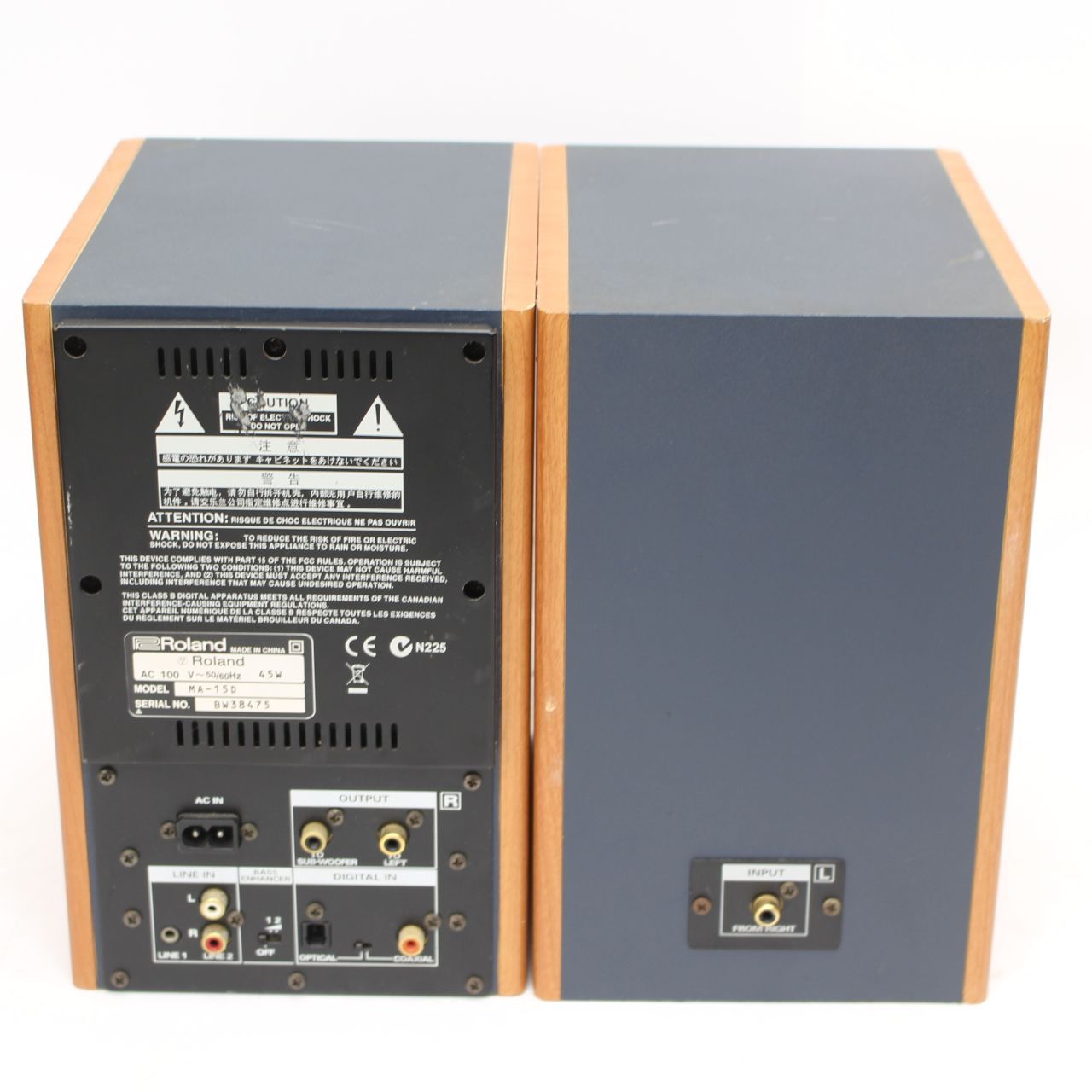 IS441)ROLAND ローランド モニター スピーカー MA-15D - メルカリ