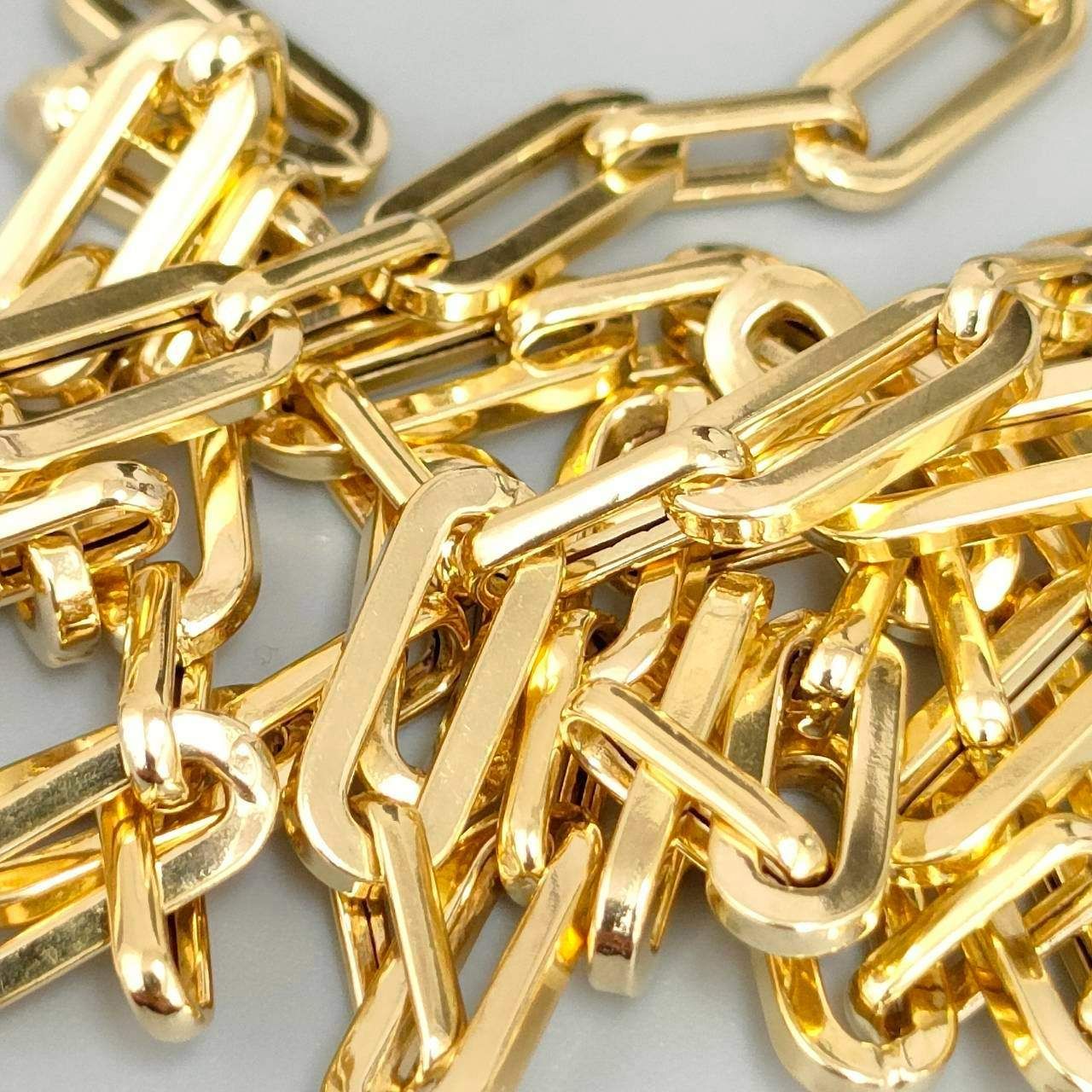 18金 K18 チェーンネックレス レディース 7.56g 42㎝ D809 私的刻印