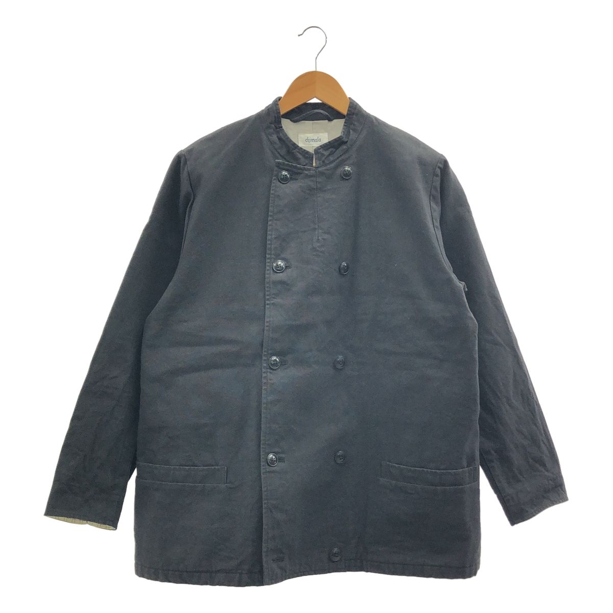 chimala / チマラ | コットン ダブルボタン ジャケット | ブラック