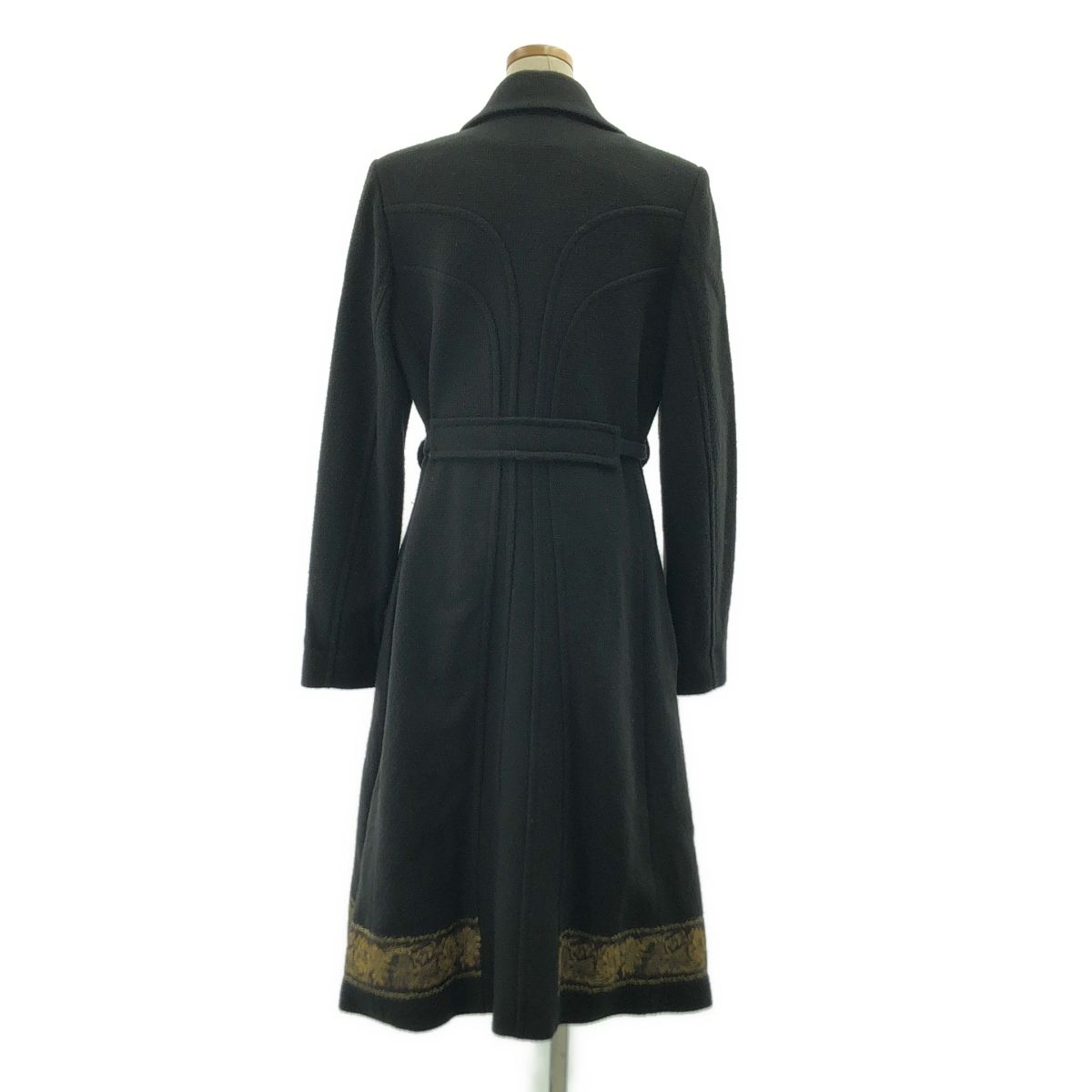 KENZO / ケンゾー | ウール エンブロイダリー ベルテッド シングル