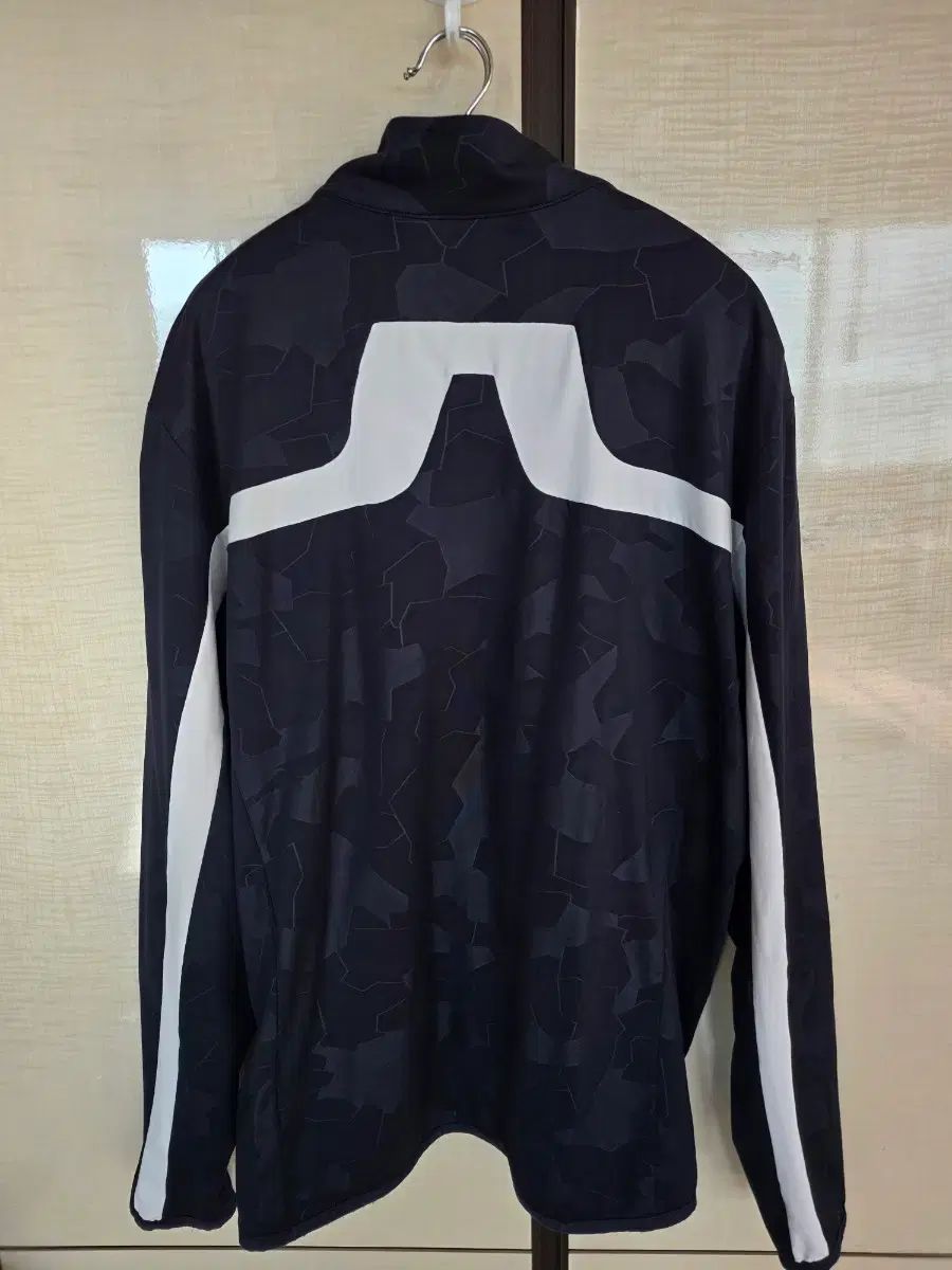 J.LINDEBERG メンズ ジップアップジャケット ネイビーカモフラ XL