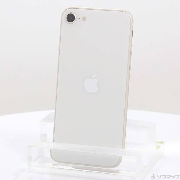 中古品〕 iPhone SE 第3世代 64GB スターライト MMYD3J／A SIMフリー