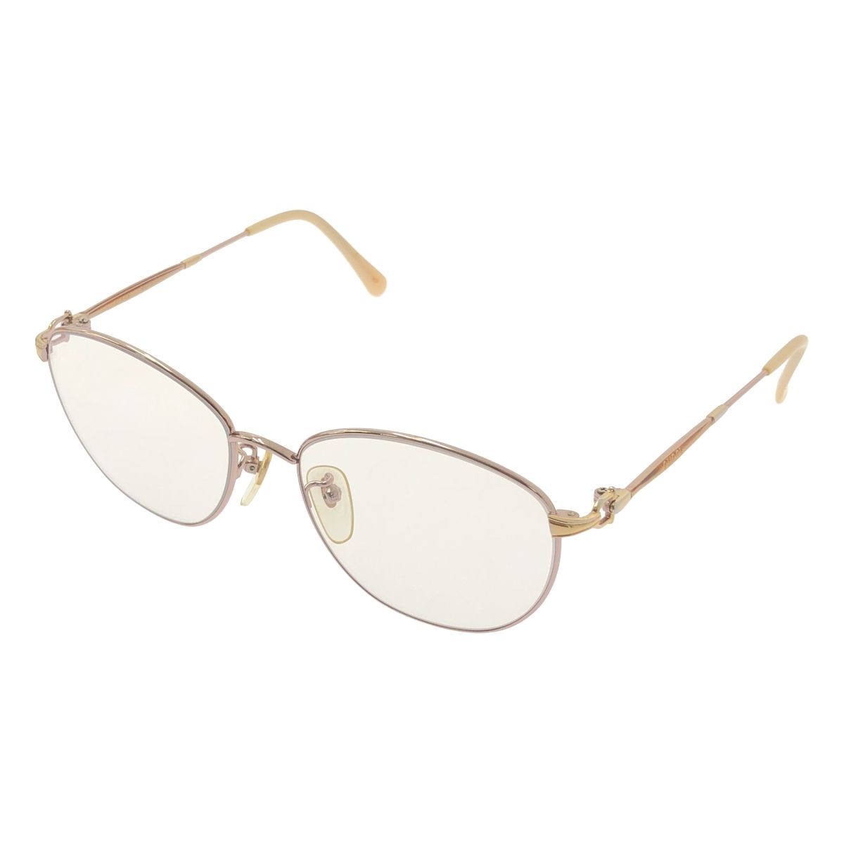 GUCCI グッチ ホースビットモチーフ ウェリントン メタルフレーム メガネ 55 17-135 ゴールド