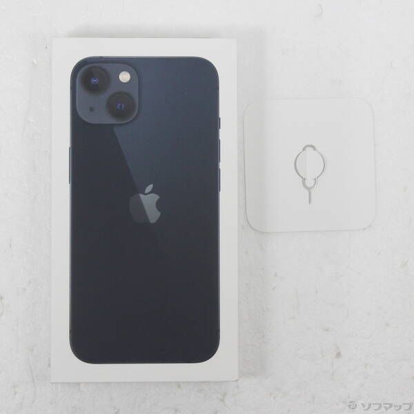中古品〕 iPhone13 128GB ミッドナイト MLNC3J／A SIMフリー【352