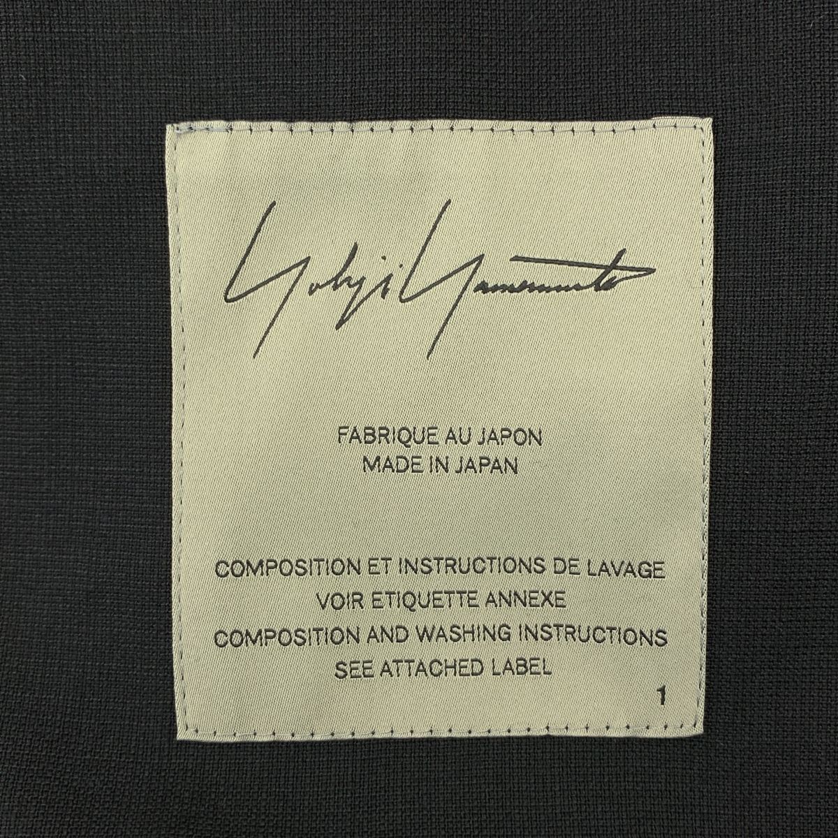 【美品】  Yohji Yamamoto FEMME / ヨウジヤマモトファム | 2025SS | WOOL PLEATED BLOUSE / オーバーシルエット ロングシャツ ジャケット | 1 | ブラック | レディース 美品】 Yohji Yamamoto FEMME / ヨウジヤマモトファム | 2025SS | WOOL