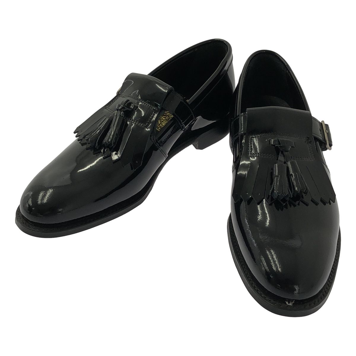 Joseph Cheaney ジョセフチーニー パテントレザー キルト タッセル ローファー 3 1 2 ブラック レディース