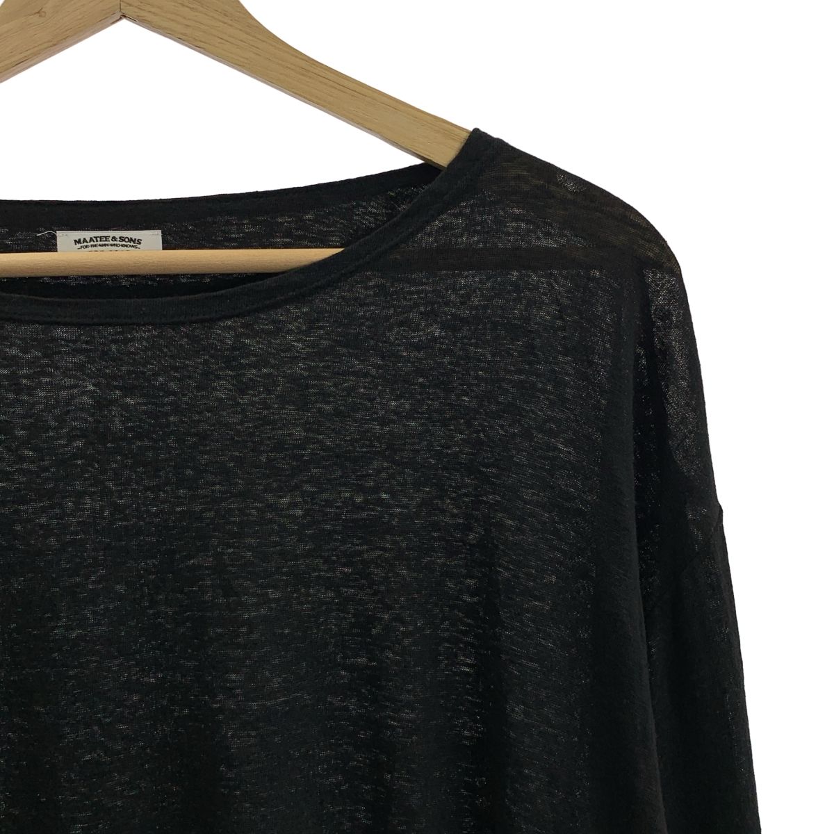 MAATEE&SONS / マーティー&サンズ | 2025SS | LINEN L/SLEEVE BOAT TEE