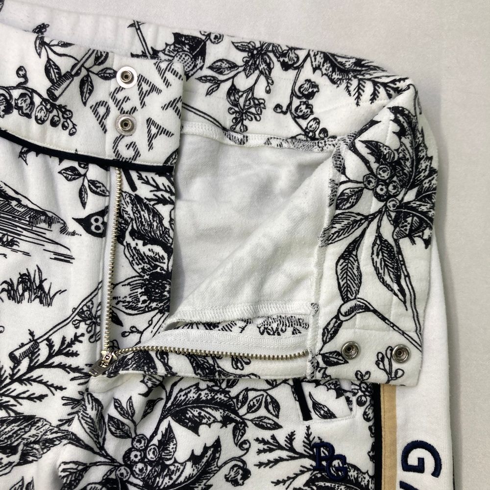 サイズ：0 PEARLY GATES パーリーゲイツ ストレッチパンツ 花柄