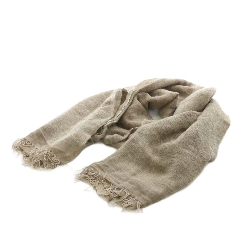 ファリエロサルティ Faliero Sarti ストール フリンジ モヘヤ混 シルク