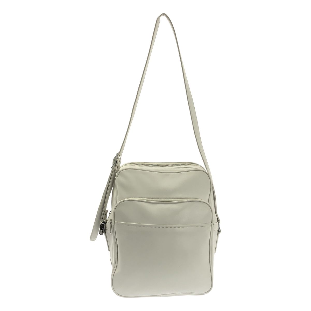 COMME des GARCONS コムデギャルソン エコレザー ショルダーバッグ ホワイト レディース