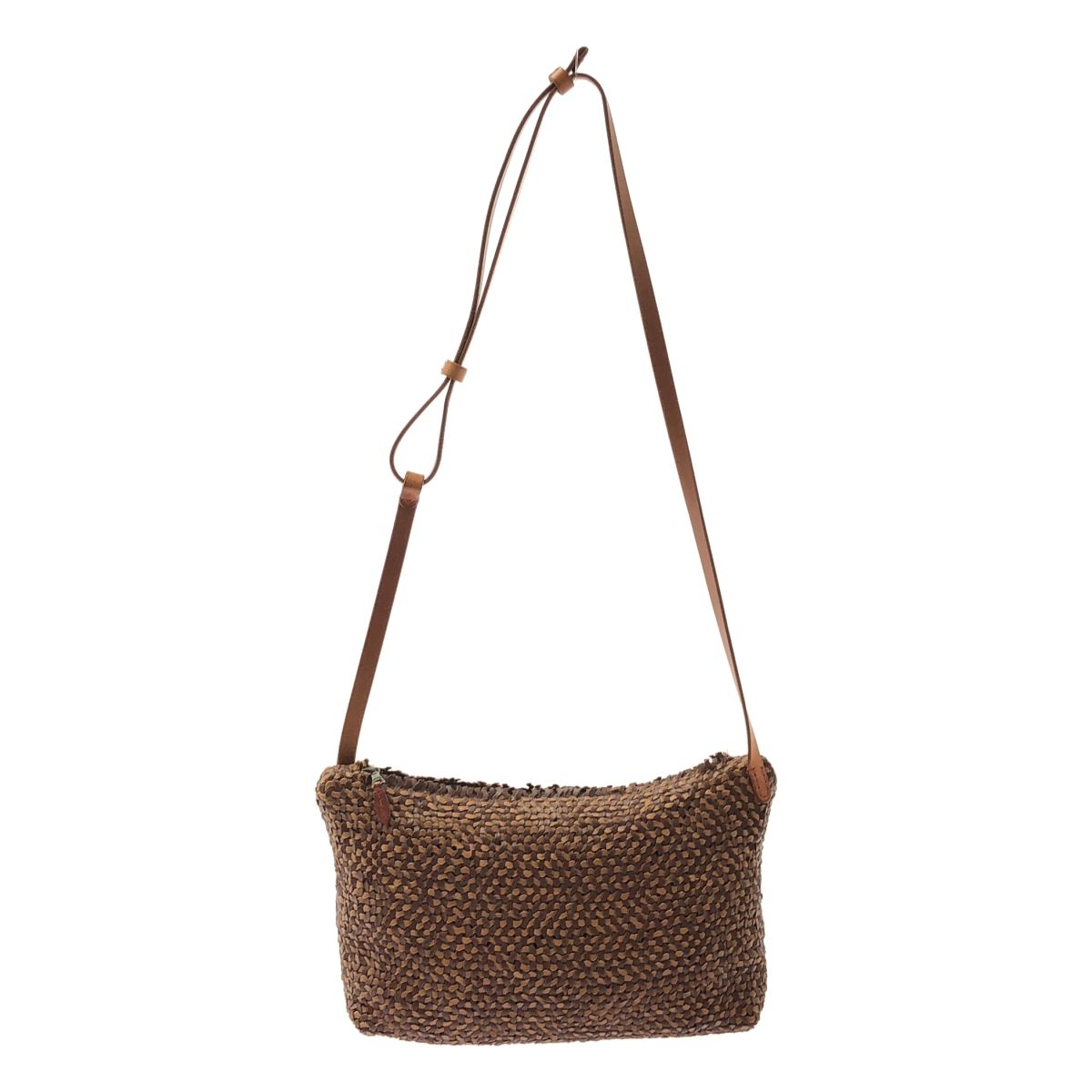 Henry Cuir / アンリークイール | レザー メッシュ ショルダーバッグ