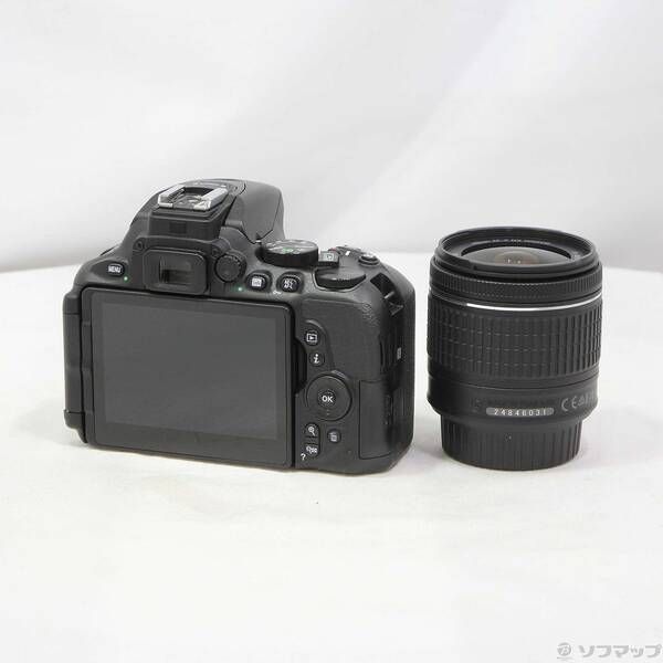 中古品〕 NIKON D5600 18-55 VR レンズキット ブラック【269】 - メルカリ