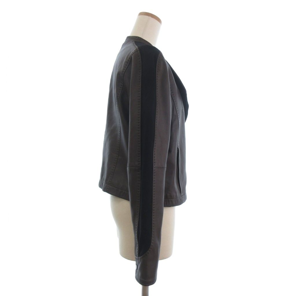 ヒロココシノ HIROKO KOSHINO 美品 ソフトライダースジャケット 長袖