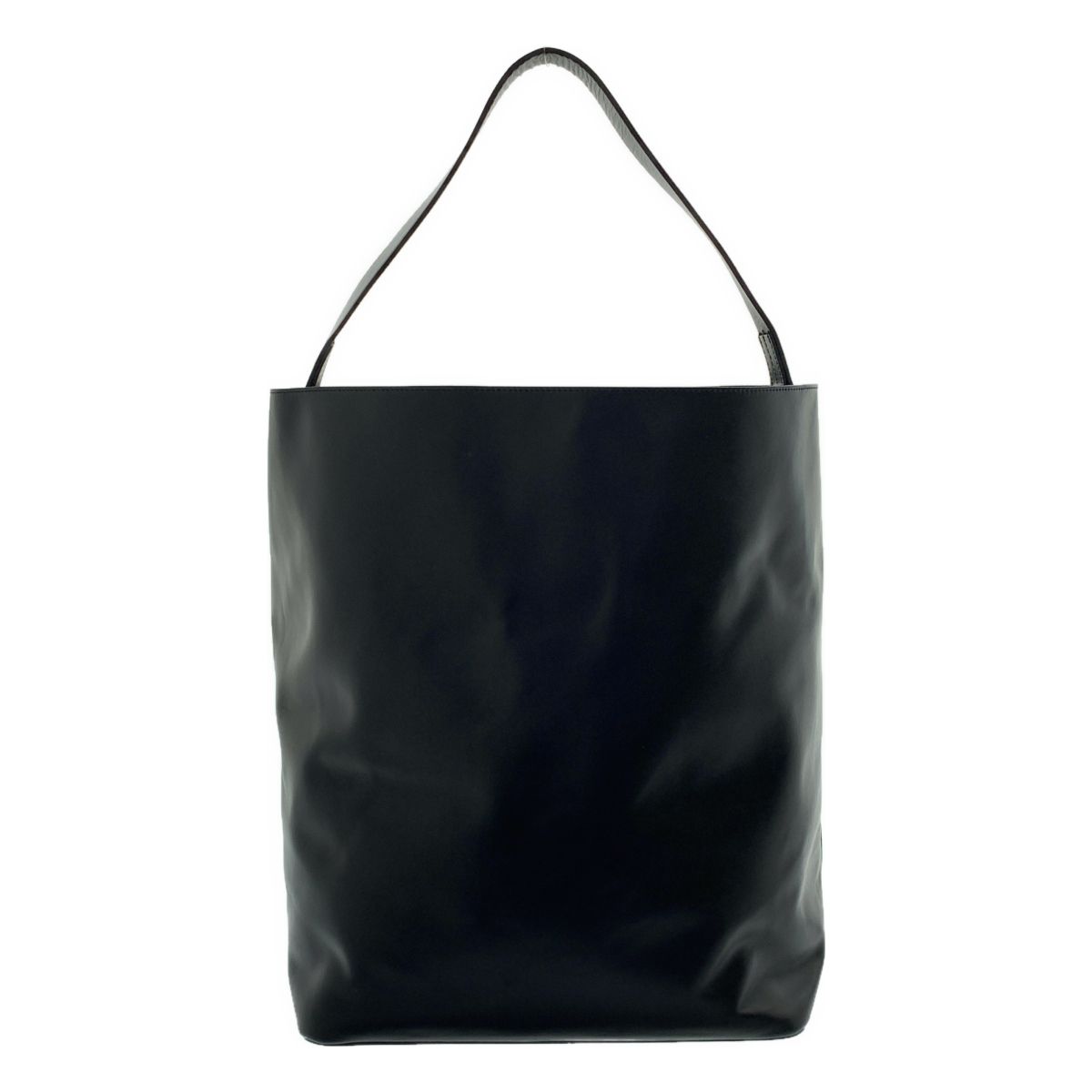 AURALEE オーラリー 2025 SS × AETA アエタ コラボ LEATHER BIG SHOULDER BAG レザー ビッグ ショルダーバッグ ユニセックス ブラック メンズ