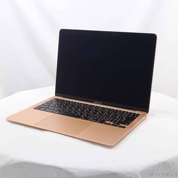 〔 品〕 MacBook Air 13.3-inch Early-2020 MVH 52 J A Core_i 5 1.1 GHz 8 GB ゴールド 〔10.15 Catalina〕 258