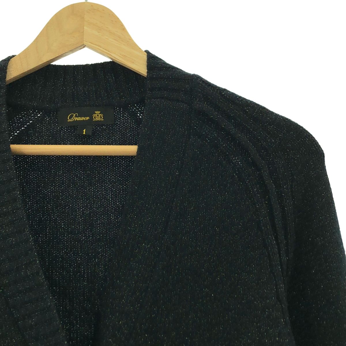 Drawer / ドゥロワー | カシミヤ ラメ ニットカーディガン | 1