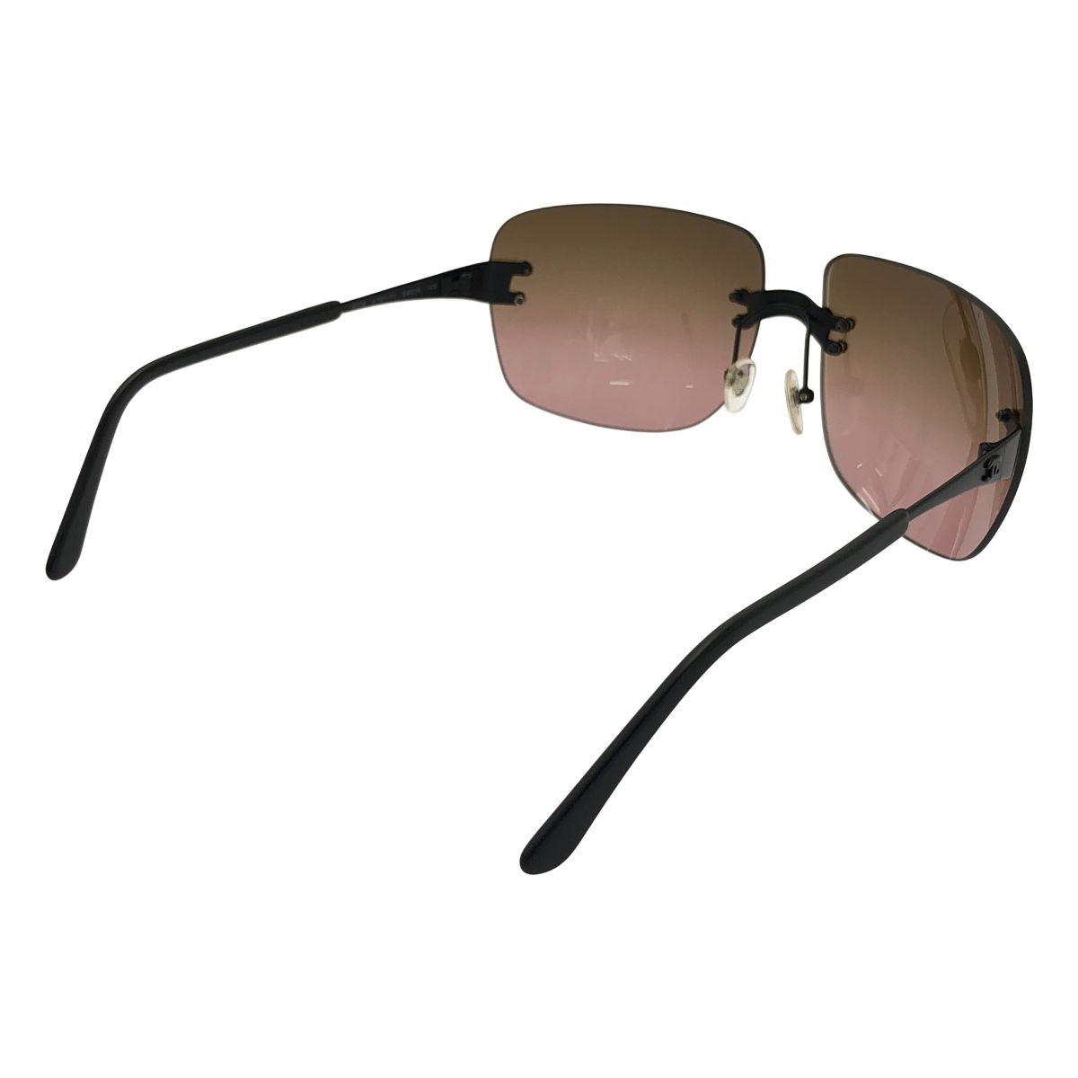 CHANEL シャネル ココマーク グラデーション レンズ サングラス 64 16 125 ブラック ブラウン系 レディース