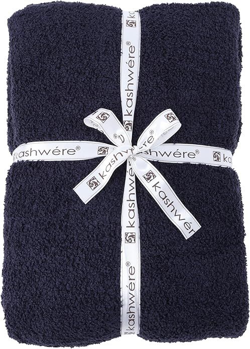 カシウェア ブランケット 410 ネイビー ひざ掛け 柔らか