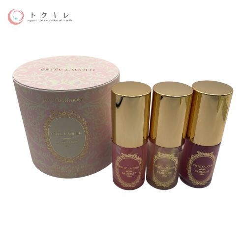 トクキレ Estee Lauder エスティローダー×ラデュレ リミテッドリップオイル アイシャドウパレット リップスティック 3点セット 品