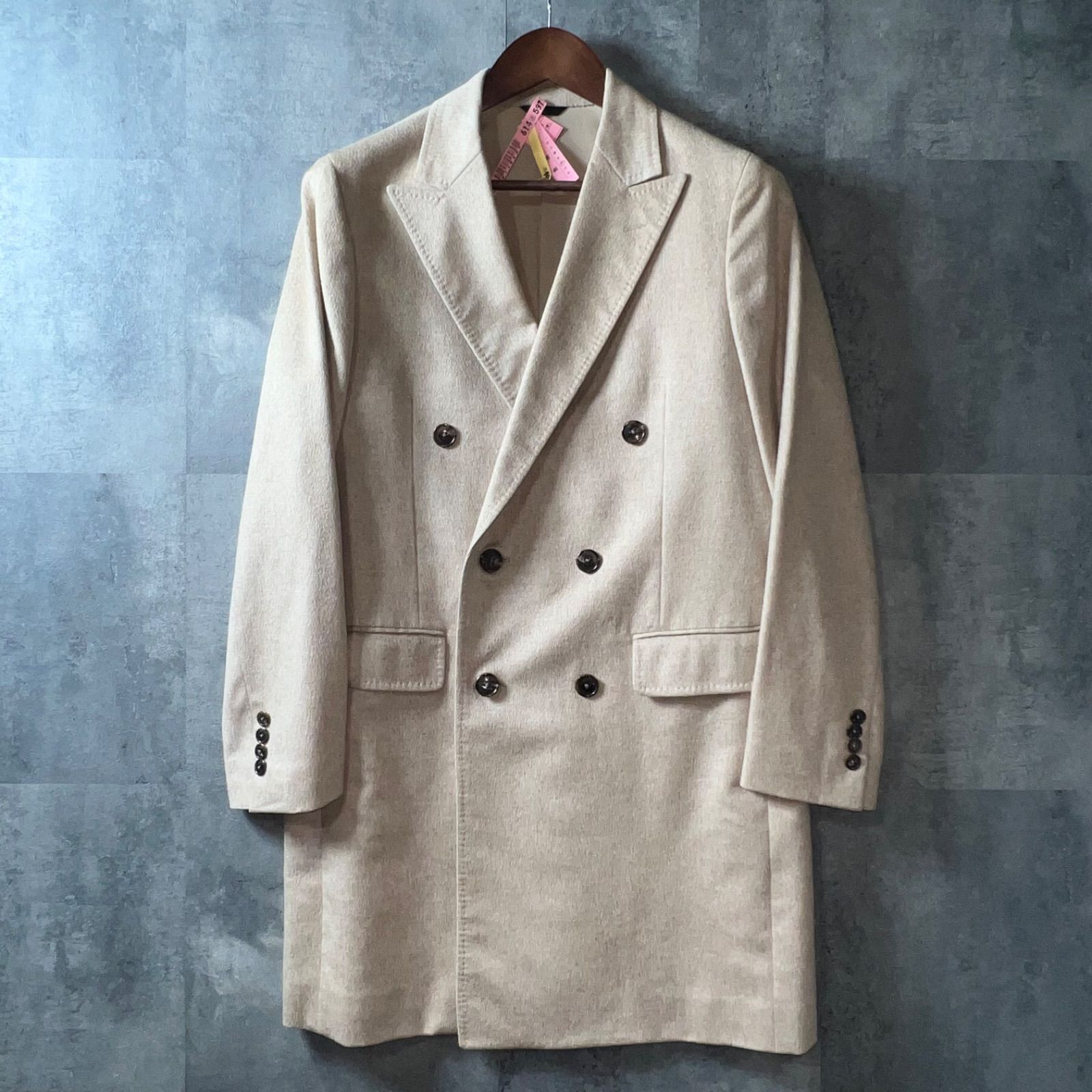 未使用級美品【LANVIN COLLECTION】上質なカシミヤ100% ダブル