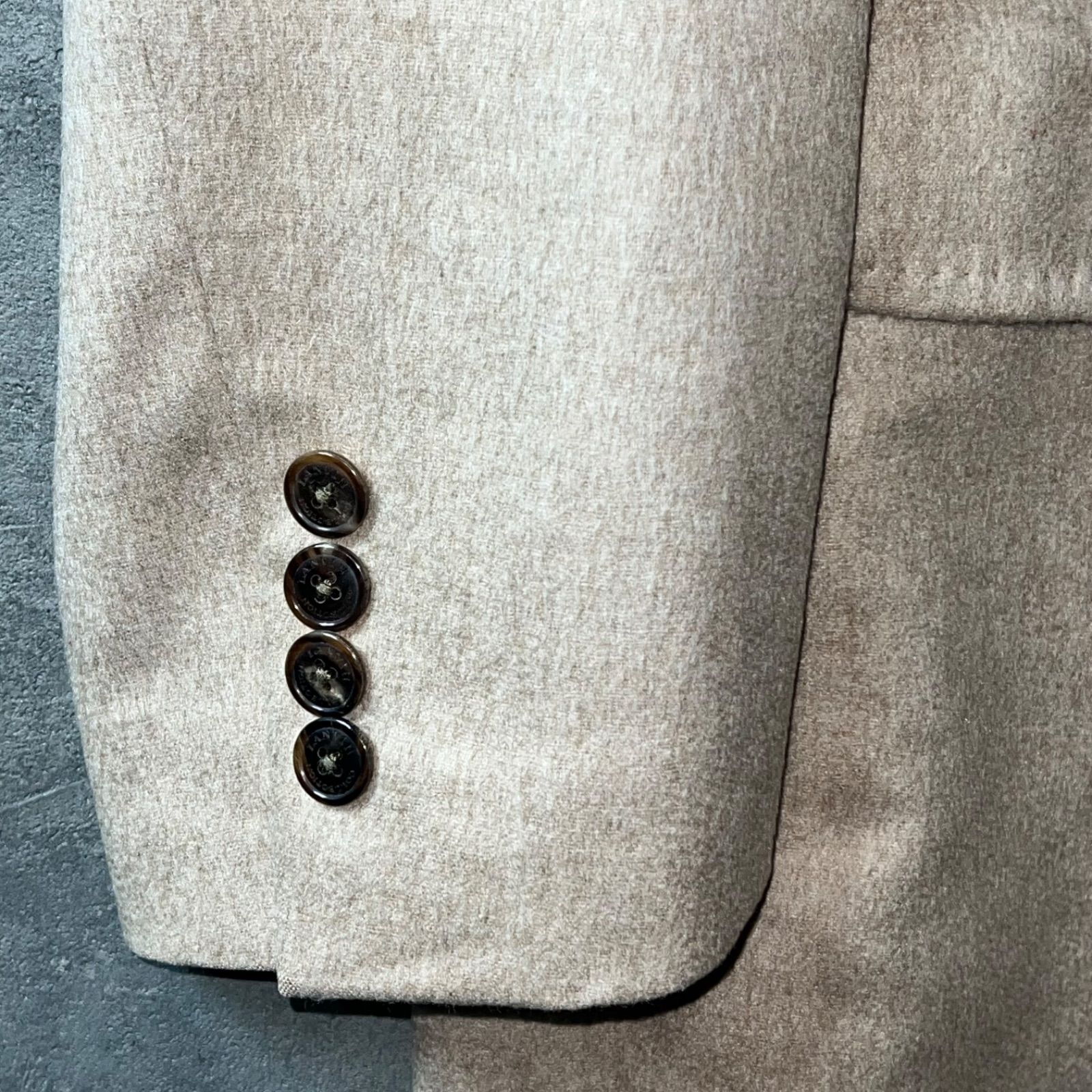 未使用級美品【LANVIN COLLECTION】上質なカシミヤ100% ダブル