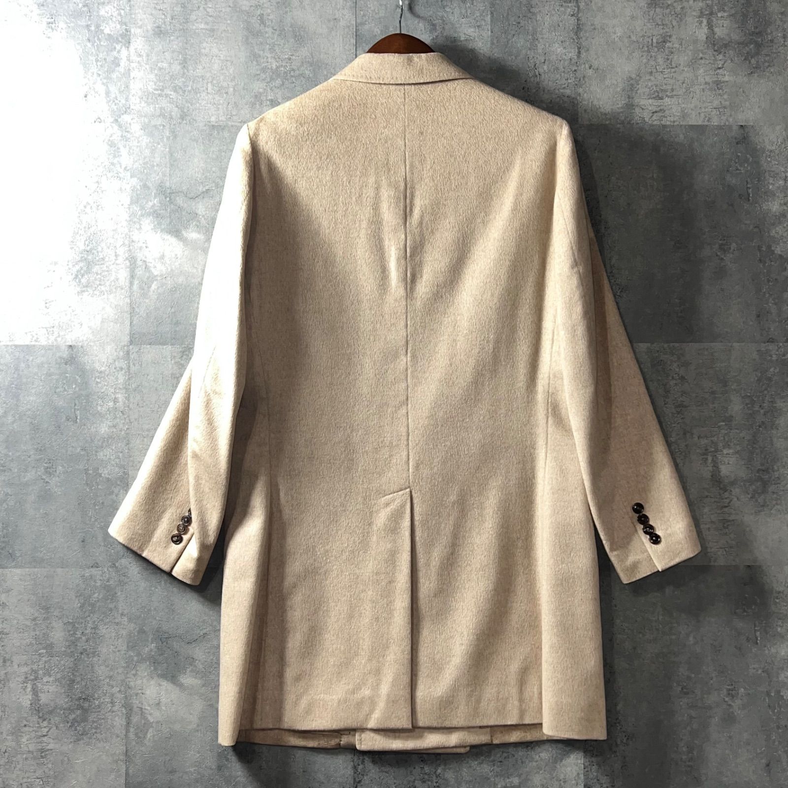 未使用級美品【LANVIN COLLECTION】上質なカシミヤ100% ダブル