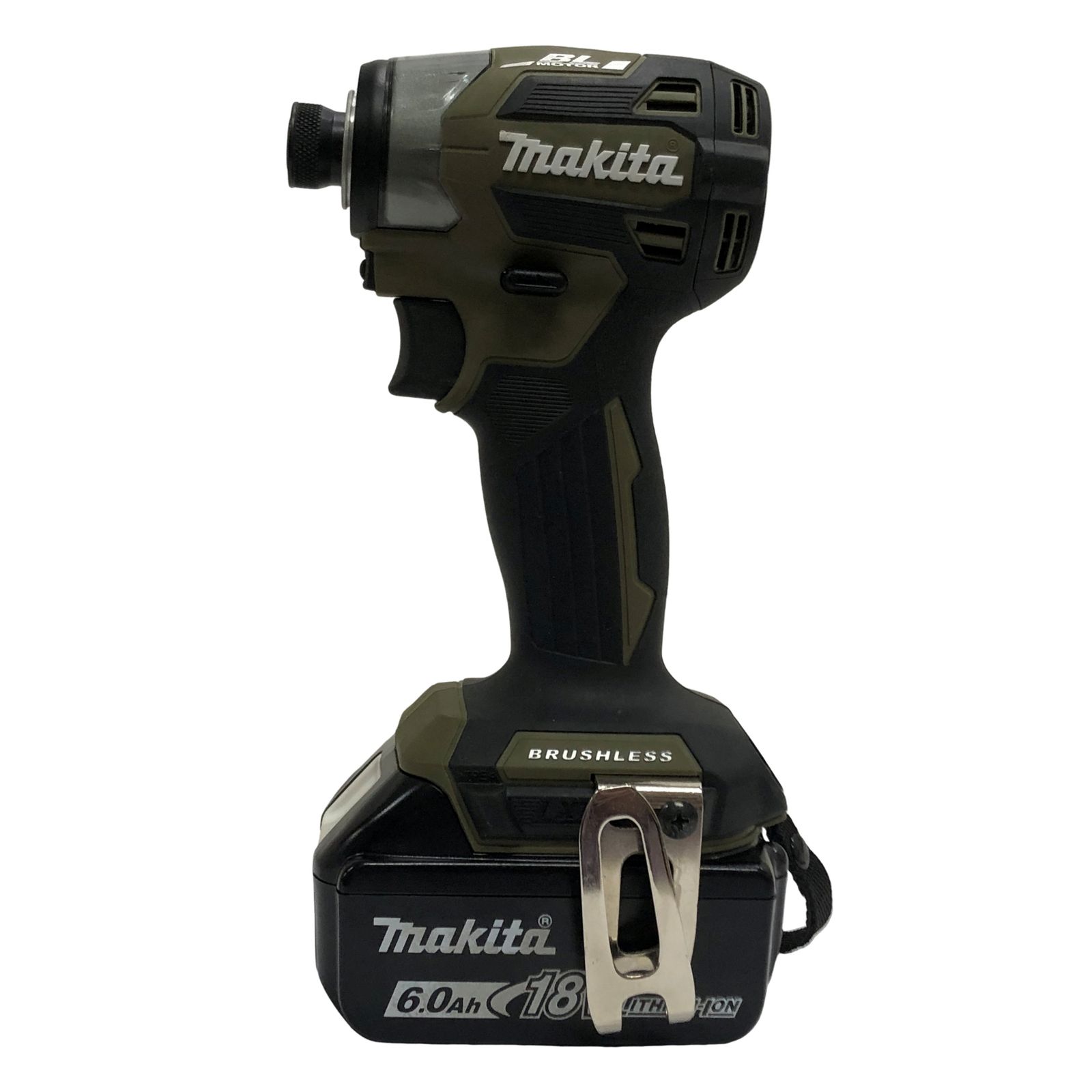 makita マキタ 18 V 充電式インパクトドライバ オリーブ バッテリBL 1860 B×2 充電器DC RF