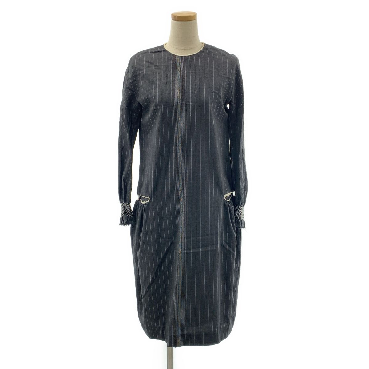 ミナペルホネン クレイヨン ワンピース38 mina perhonen sitruuna