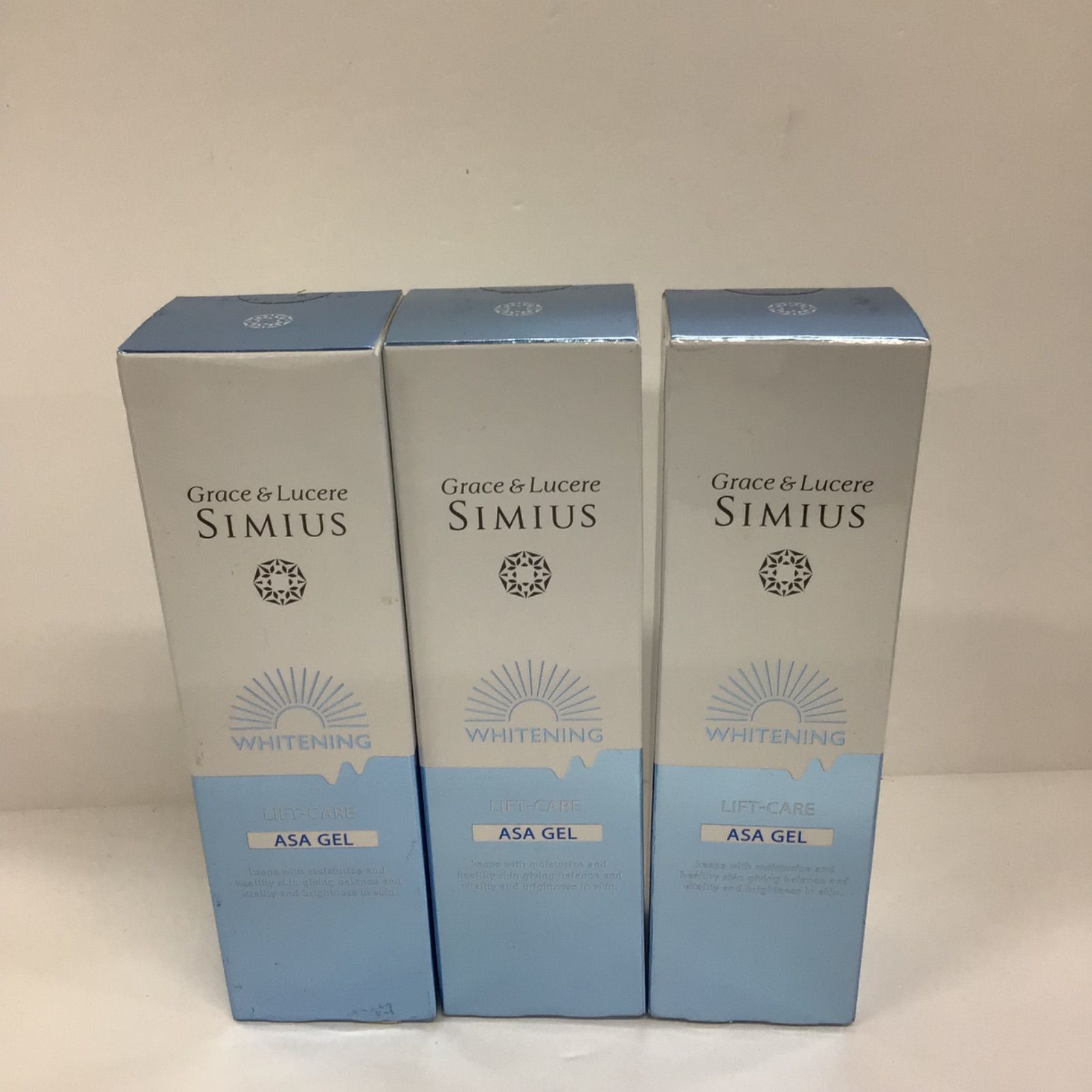 K 2044 グレースアンドルケレシミウス ホワイトニングリフトケア 朝ジェル 保湿ジェルクリーム 100 g 計3点セット