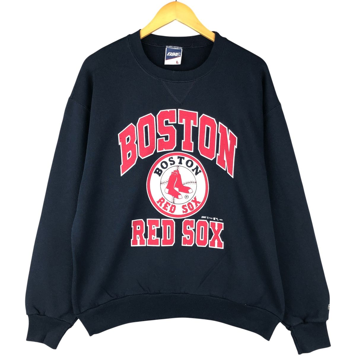 古着 90年代 BIKE MLB BOSTON RED SOX ボストンレッドソックス スウェットシャツ トレーナー USA製 メンズL相当 ヴィンテージ/eaa596011