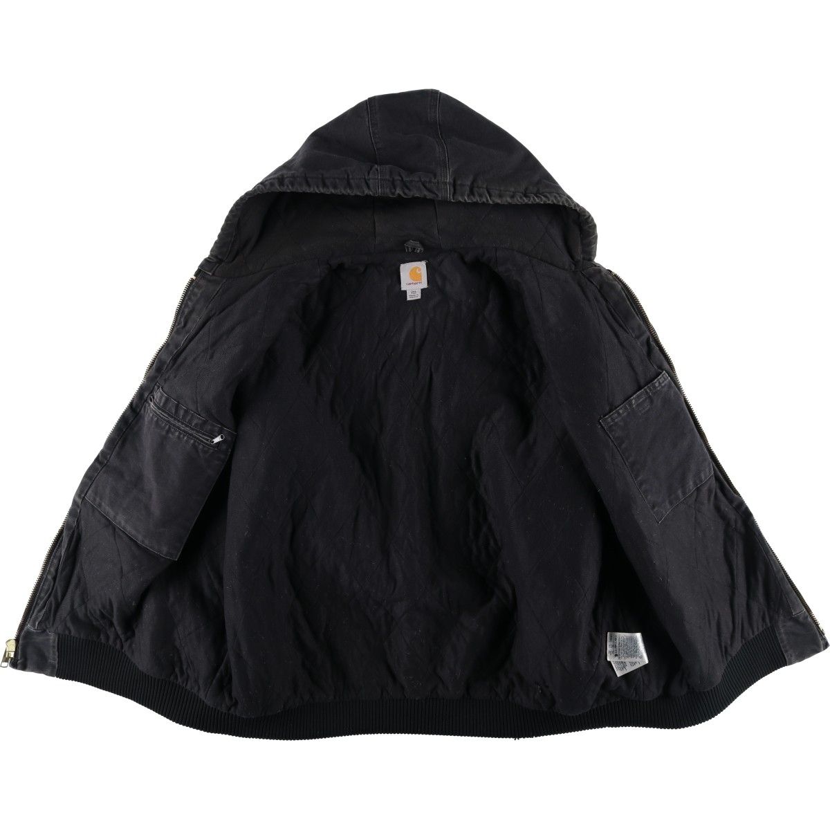 古着 カーハート Carhartt アクティブジャケット 中綿入り ダック 