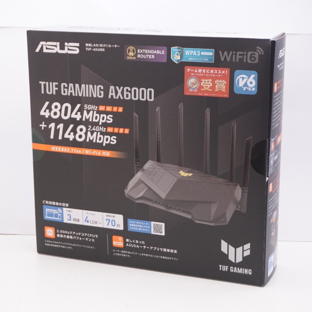 ASUS エイスース PC TUF Gaming AX 6000 Wi Fiルーター