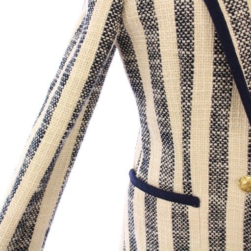ラルフローレン　ストライプ柄ツイードテーラードジャケット 専用になりました ローレンラルフローレン LAUREN RALPH LAUREN テーラードジャケット