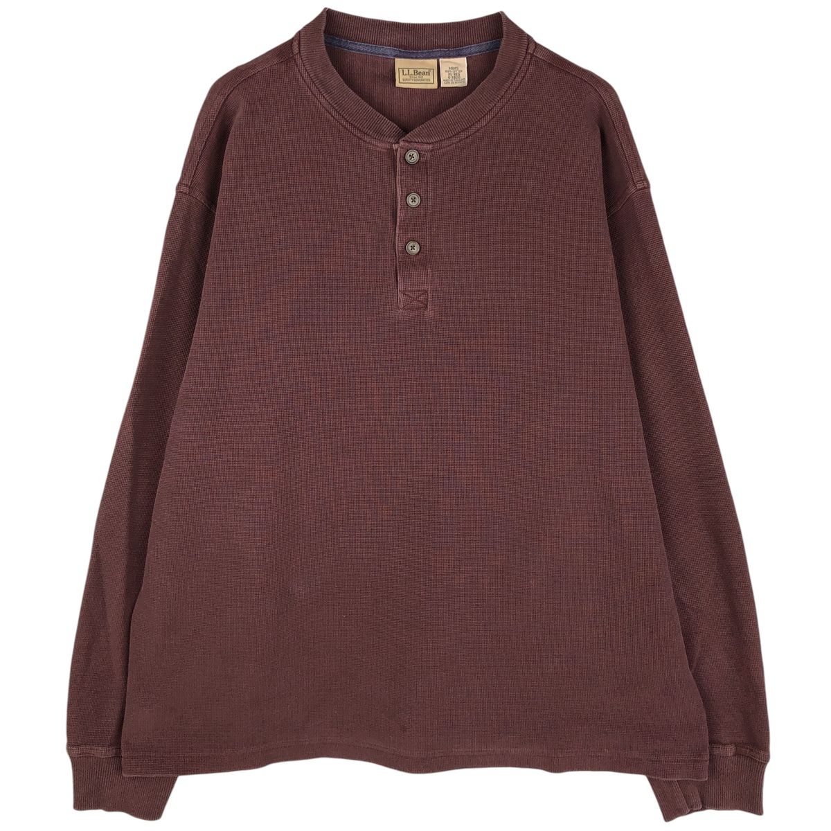 古着 90~00年代 エルエルビーン L.L.Bean ヘンリーネック サーマルロン