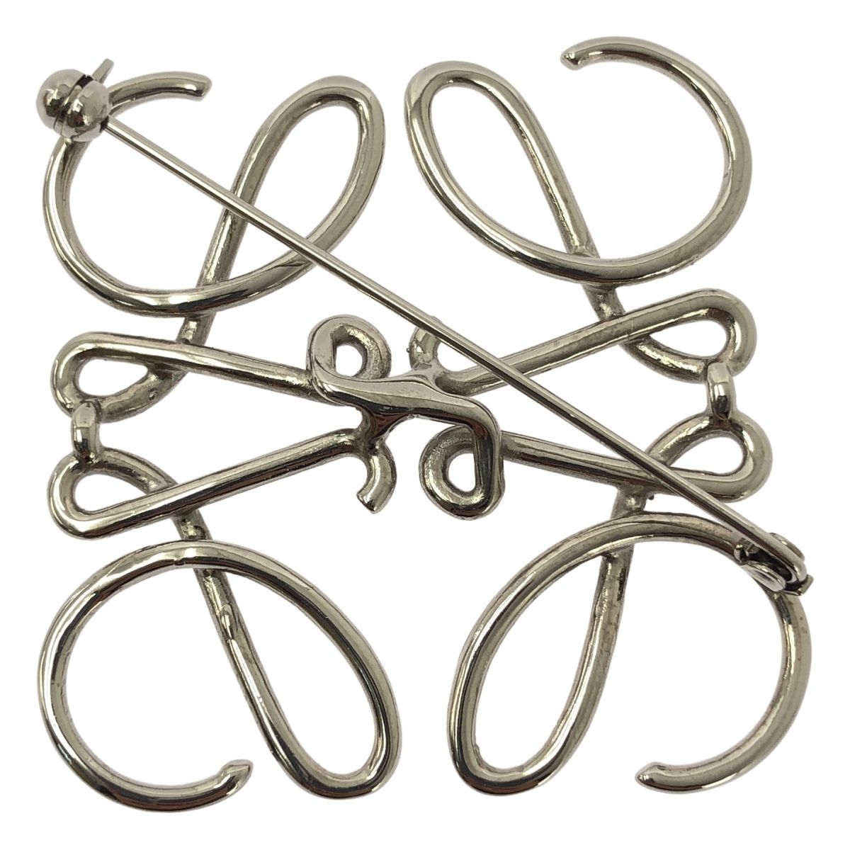 美品】 LOEWE / ロエベ | アナグラム ブローチ | シルバー - メルカリ