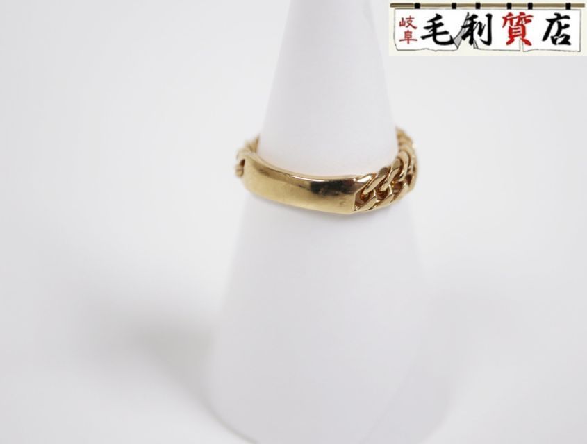 K 18 キヘイ 喜平 リング 指輪 6面ダブル 3 8 g 6メンダブル 18金 イエローゴールド 750 YG ジュエリー