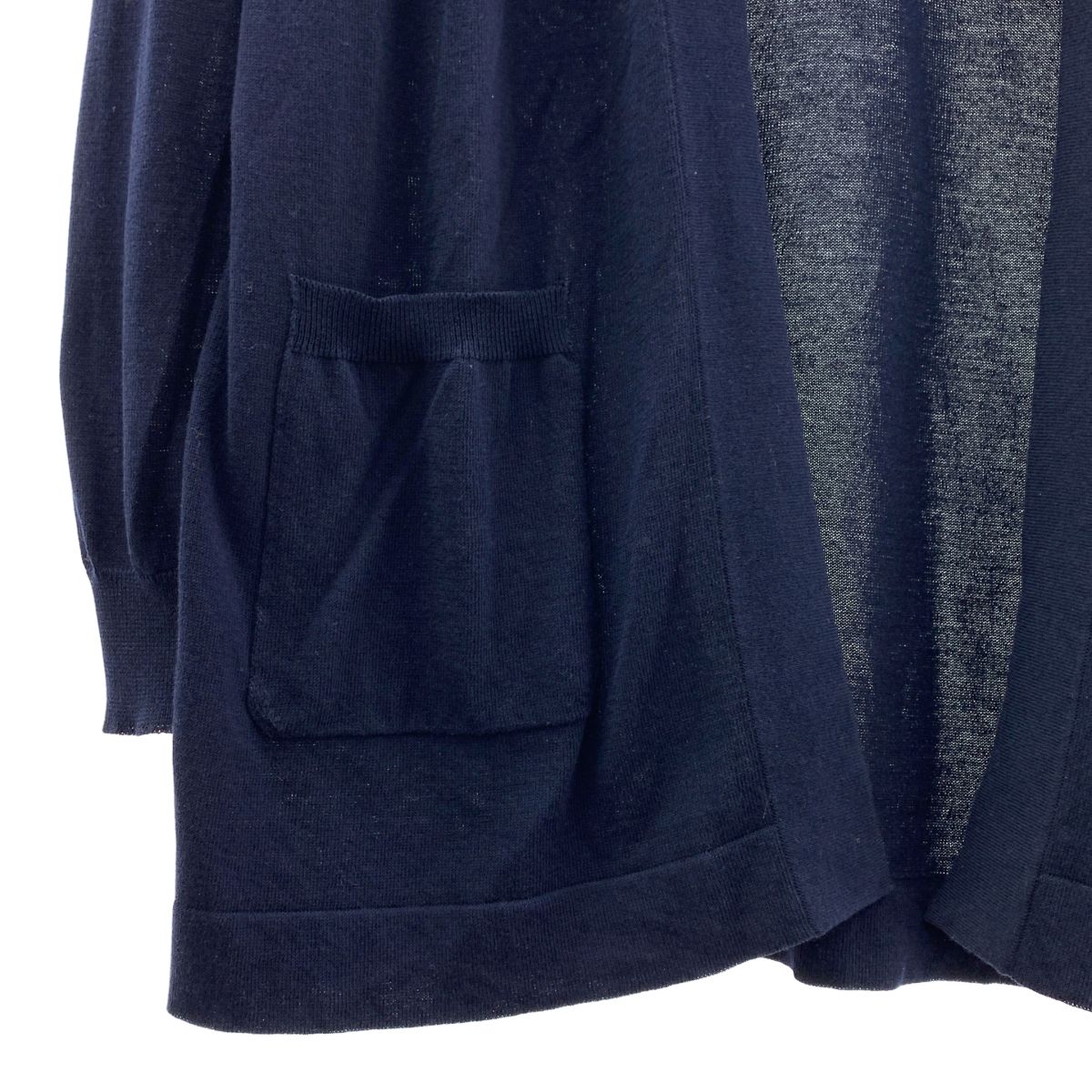 Gran Sasso / グランサッソ | ウール ボタンレス ハイゲージ ニット