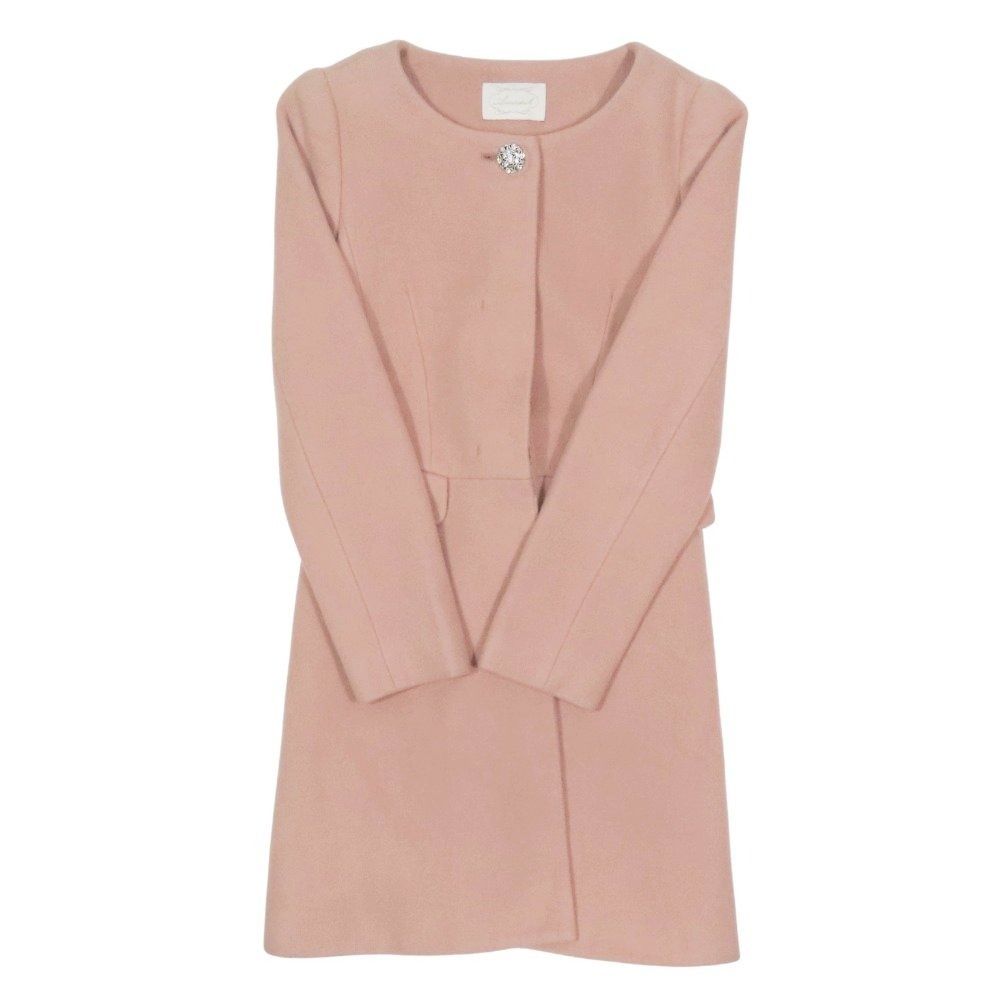 美品 AVENIRETOILE アベニールエトワール メルトン ウール ノーカラー