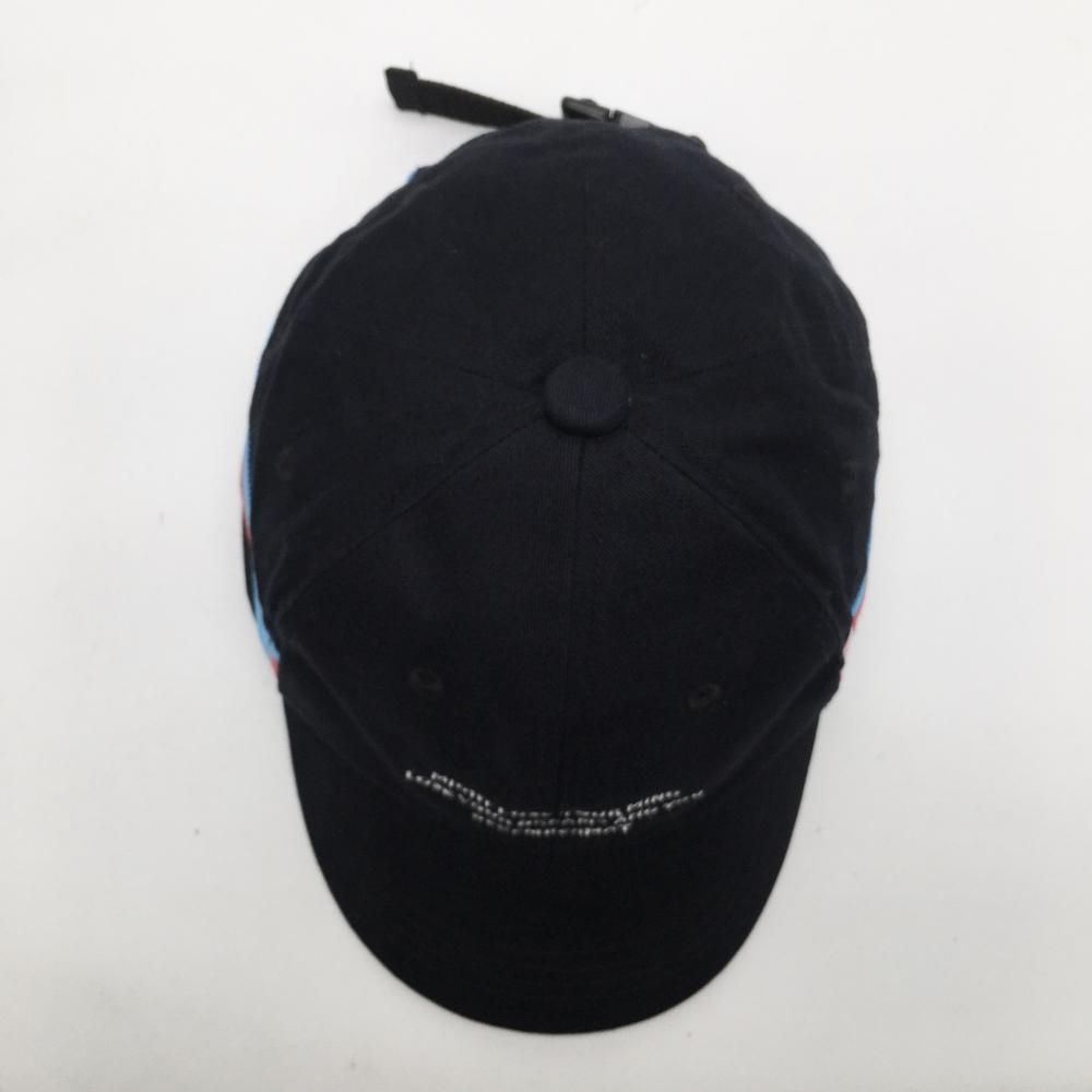 ディセンバーメイ キャップ ダークネイビー系×ライトブルー 綿100