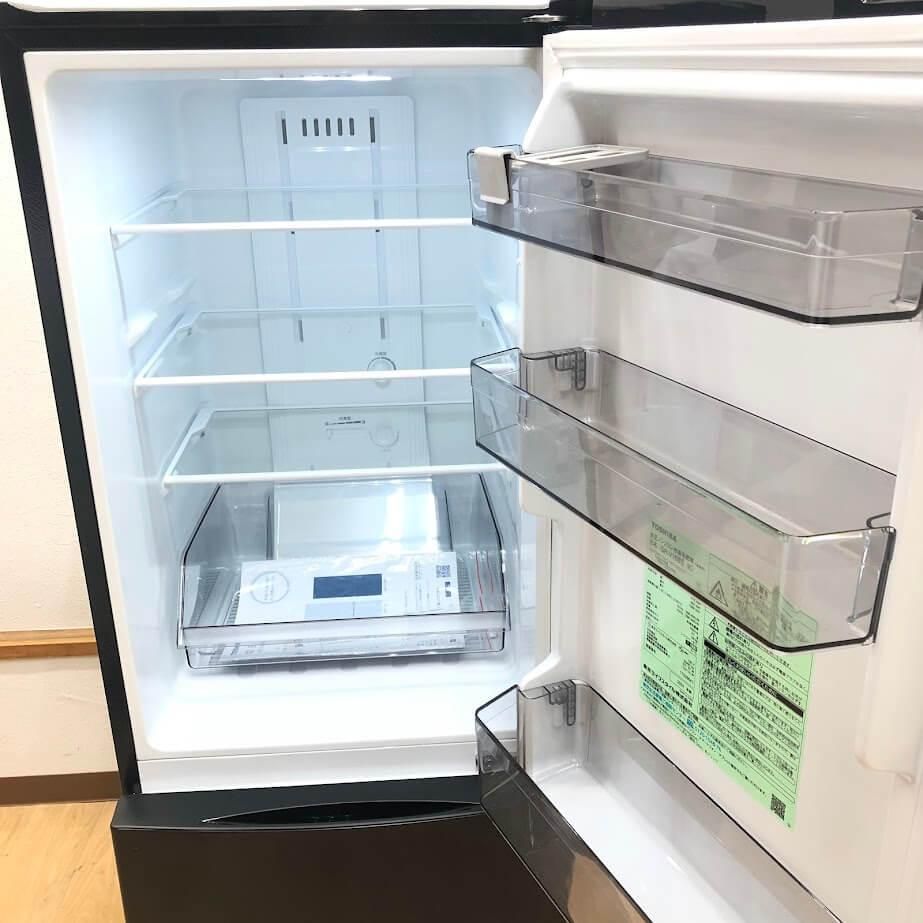 ss8170 【中古】 東芝 冷蔵庫 153L GR-V15BS(K) セミマットブラック 2