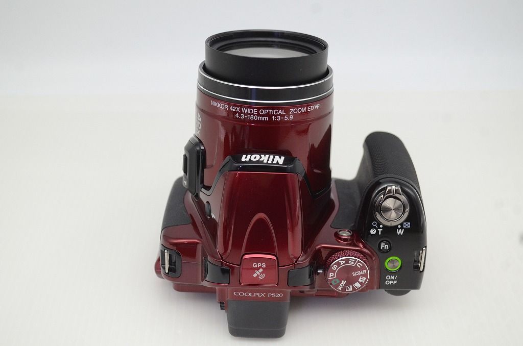 良品 Nikon ニコン COOLPIX P520 デジタルカメラ レッド 251129m