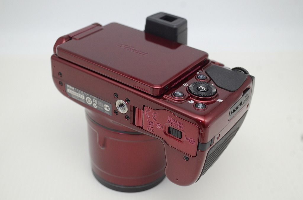 良品 Nikon ニコン COOLPIX P520 デジタルカメラ レッド 251129m